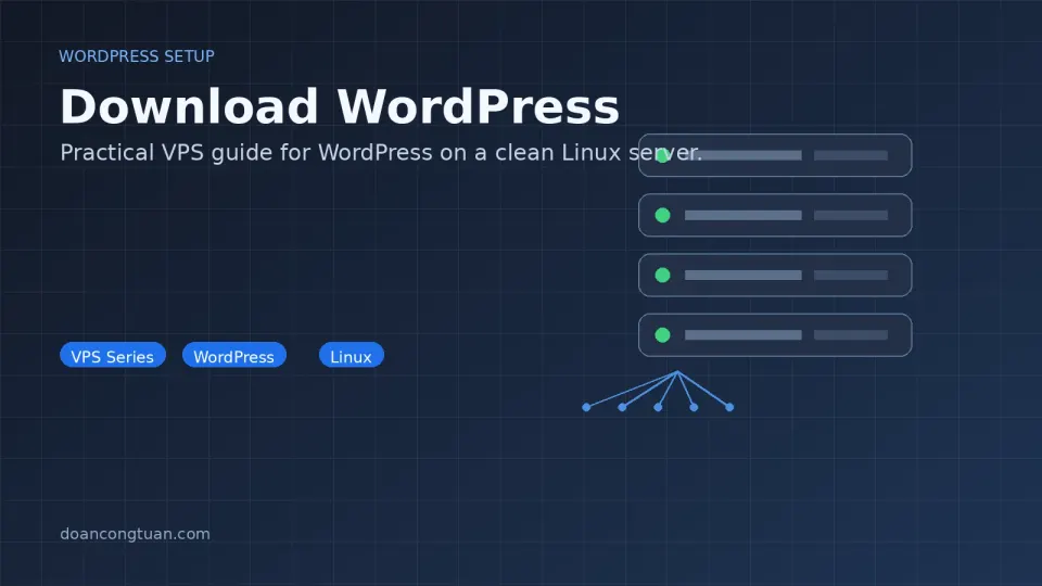 Terminal showing tar extraction output — WordPress files scrolling past