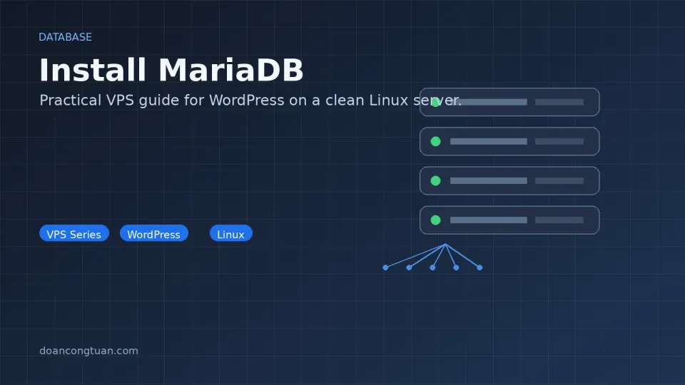 Terminal showing MariaDB prompt after successful login — MariaDB [(none)]>