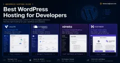 WordPress hosting comparison showing shared, managed, and VPS options