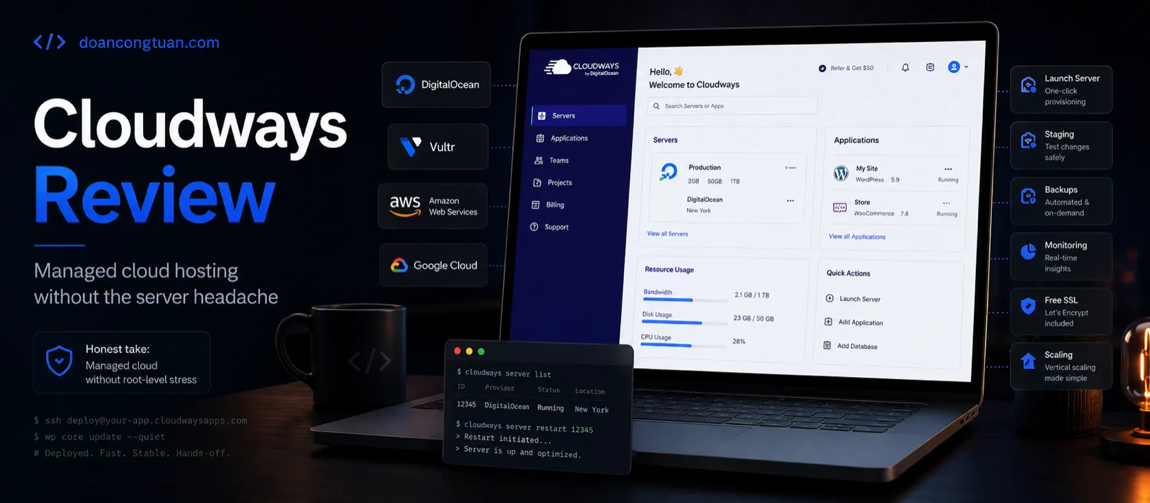 Cloudways Review: Managed Cloud Hosting Without the Server Headache
