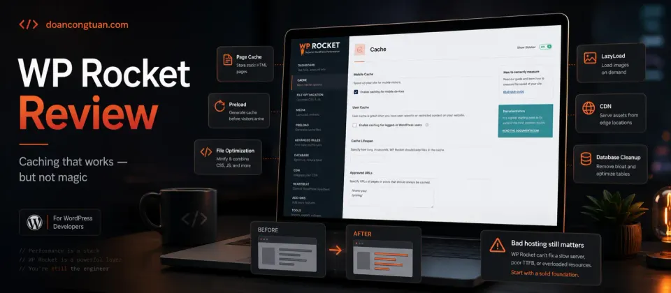 WP Rocket Review: The Caching Plugin That Actually Works Out of the Box